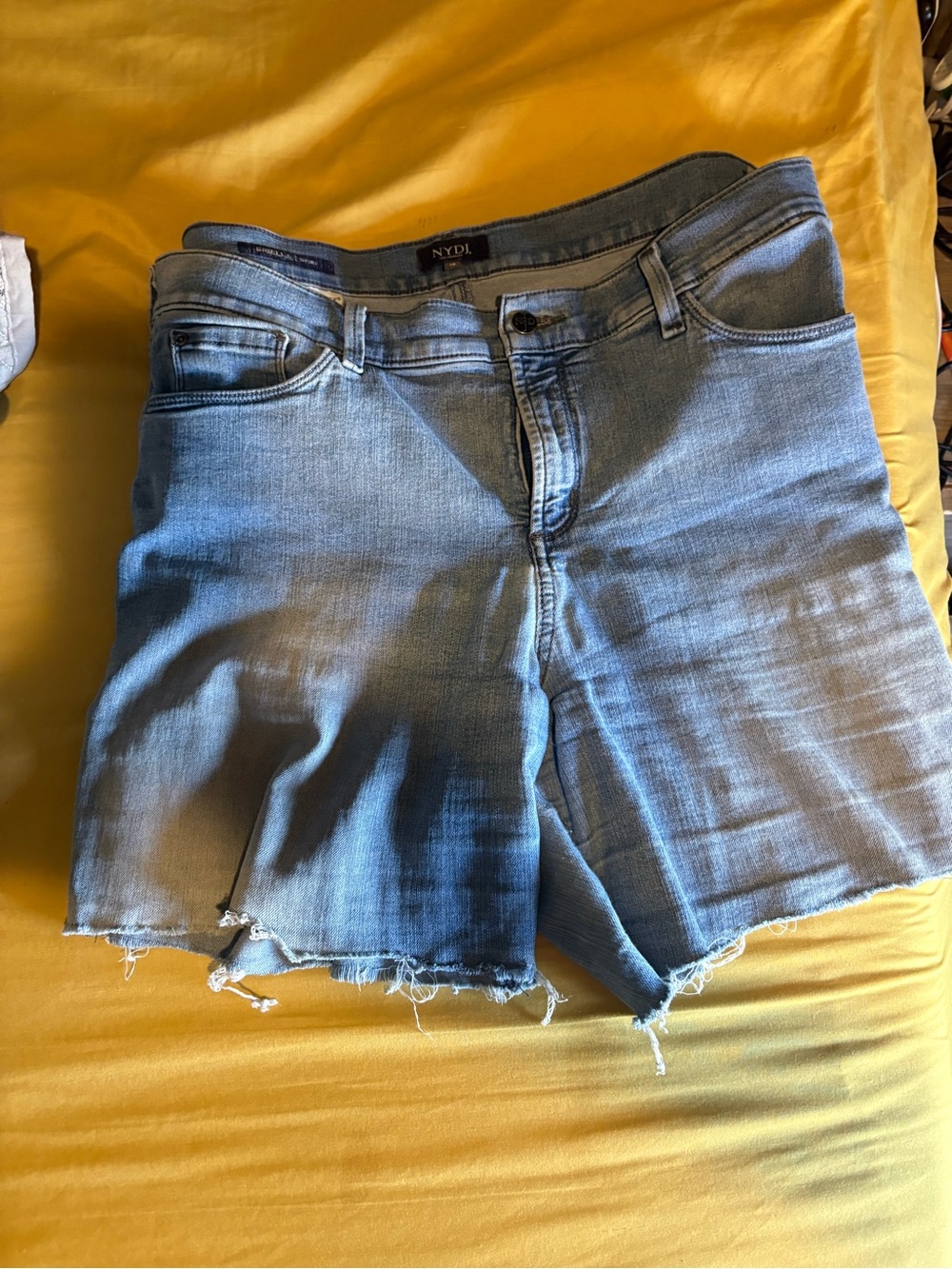 NYDJ Light Blue Denim Jean Shorts